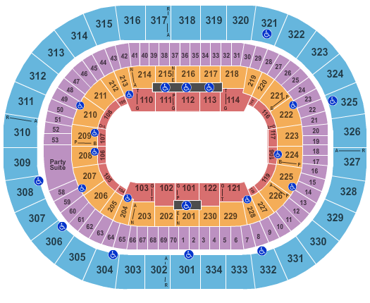 Moda Center Monster Jam Seating Chart